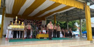 Pramuka SMKN 3 Bone Laksanakan Lomba Giat Pramuka Penggalang