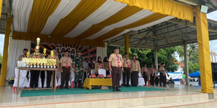 Pramuka SMKN 3 Bone Laksanakan Lomba Giat Pramuka Penggalang