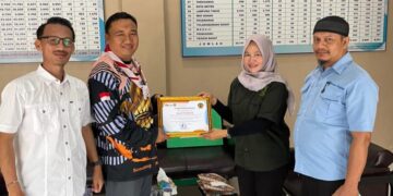 Peduli Bencana, Kwarda Lampung Terima Dana Bumbung Kemanusiaan Dari Kwarcab Tulang Bawang