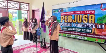 Perjusa MI Diponegoro 1 Purwokerto Lor Latih Kemandirian Pasukan Penggalang