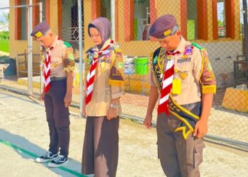 Latihan Gabungan Ambalan Muhammad dan Khadijah Pangkalan MA Pompanua