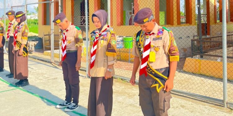 Latihan Gabungan Ambalan Muhammad dan Khadijah Pangkalan MA Pompanua