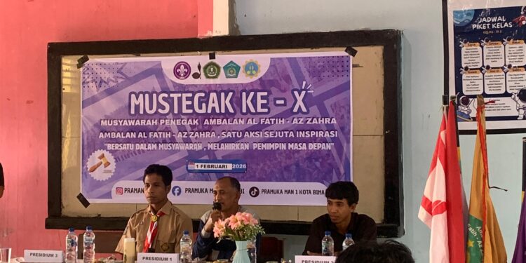 Pramuka MAN 1 Kota Bima Gelar MUSTEGAK Ke-X Tahun 2026