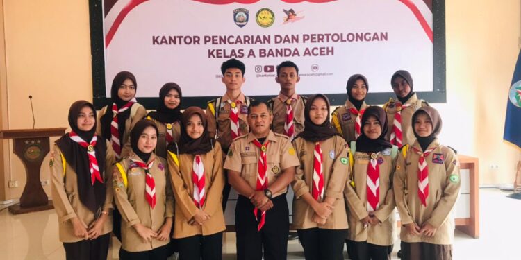 Pramuka MAN 2 Banda Aceh Ikuti Sosialisasi dan Orientasi Saka SAR Kota Banda Aceh