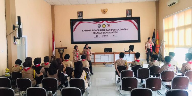 Pramuka MAN 2 Banda Aceh Ikuti Sosialisasi dan Orientasi Saka SAR Kota Banda Aceh