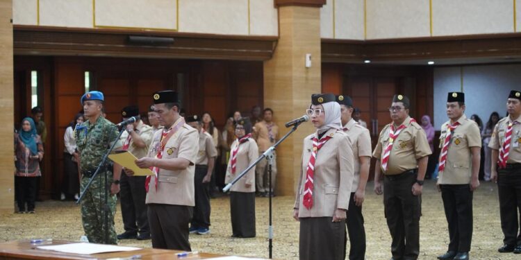 Kwarnas Lantik Mentan Amran Sulaiman sebagai Ka Mabisaka Tarunabumi Nasional dan Idha Widi Arsanti sebagai Ka Pinsaka Nasional