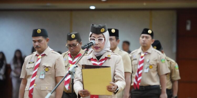 Kwarnas Lantik Mentan Amran Sulaiman sebagai Ka Mabisaka Tarunabumi Nasional dan Idha Widi Arsanti sebagai Ka Pinsaka Nasional