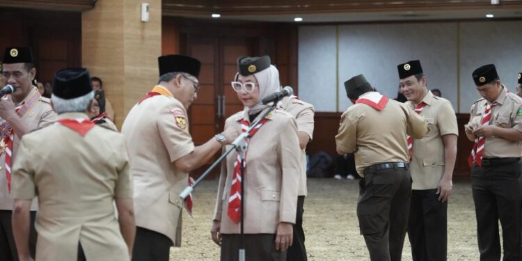 Kwarnas Lantik Mentan Amran Sulaiman sebagai Ka Mabisaka Tarunabumi Nasional dan Idha Widi Arsanti sebagai Ka Pinsaka Nasional
