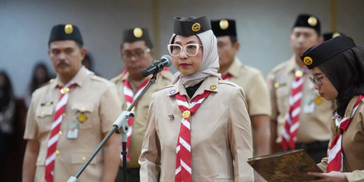 Kwarnas Lantik Mentan Amran Sulaiman sebagai Ka Mabisaka Tarunabumi Nasional dan Idha Widi Arsanti sebagai Ka Pinsaka Nasional