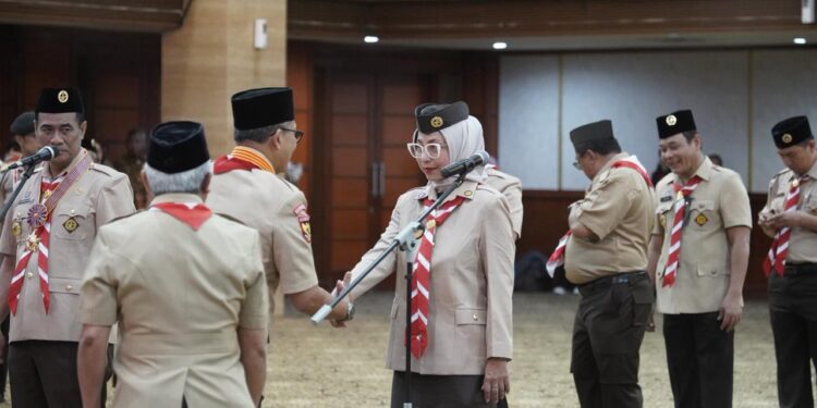 Kwarnas Lantik Mentan Amran Sulaiman sebagai Ka Mabisaka Tarunabumi Nasional dan Idha Widi Arsanti sebagai Ka Pinsaka Nasional