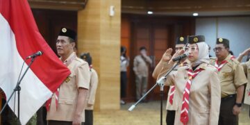 Kwarnas Lantik Mentan Amran Sulaiman sebagai Ka Mabisaka Tarunabumi Nasional dan Idha Widi Arsanti sebagai Ka Pinsaka Nasional