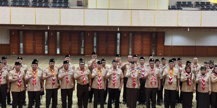 Kwarnas Lantik Mentan Amran Sulaiman sebagai Ka Mabisaka Tarunabumi Nasional dan Idha Widi Arsanti sebagai Ka Pinsaka Nasional