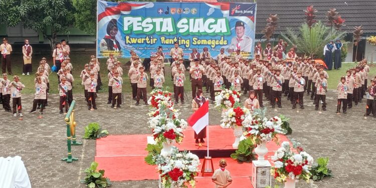 352 Pramuka Siaga Kwarran Somagede Ikuti Pesta Siaga Ranting