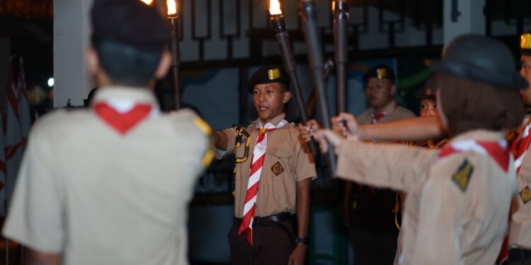 Refleksikan Baden Powell Day, Kwarcab Purbalingga Gelar Renungan