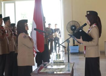 Ketua Kwarda Lampung Lantik Bupati Lamtim Sebagai Ketua Mabicab