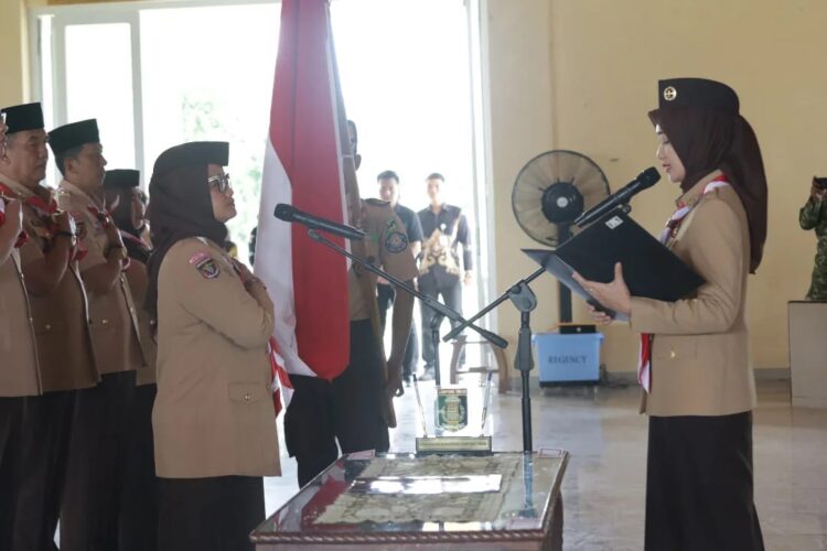 Ketua Kwarda Lampung Lantik Bupati Lamtim Sebagai Ketua Mabicab