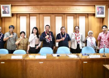 Kwarnas Terima Audiensi dengan Alamanda Production