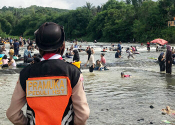 KBL 2026 Berlanjut, Pramuka Peduli HST Bantu Kelancaran Libur Lebaran