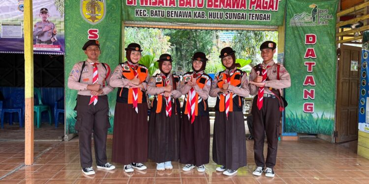 ‎Pramuka Peduli HST Tetap Siaga di Hari Terakhir KBL 2026, Bantu Wisatawan Pasca-Lebaran‎