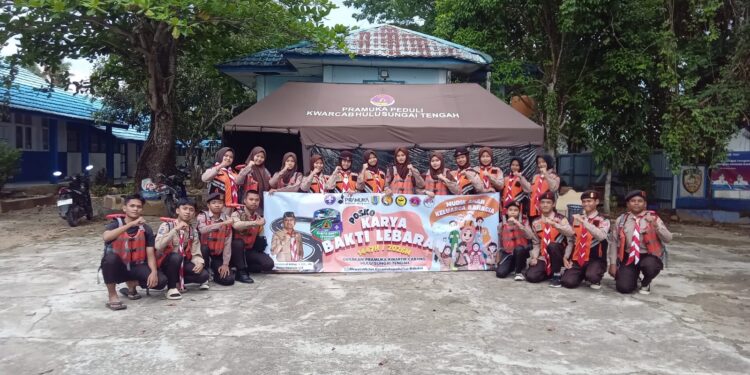 ‎Pramuka Peduli HST Tetap Siaga di Hari Terakhir KBL 2026, Bantu Wisatawan Pasca-Lebaran‎