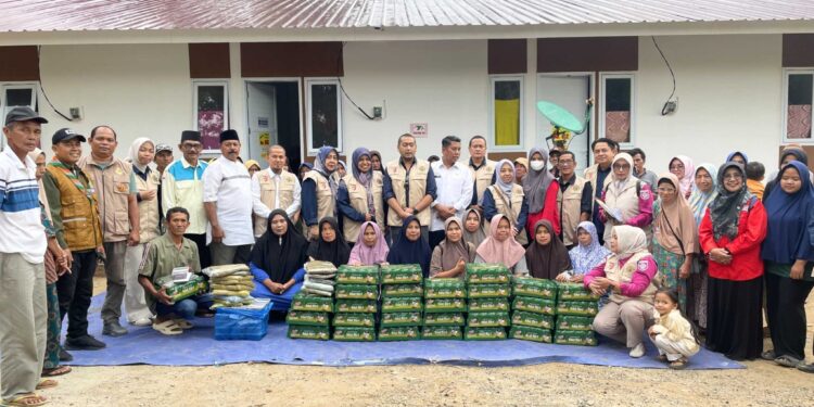 Kak Audy Pimpin Pramuka Peduli Kwarda Sumbar Salurkan Bantuan Di Huntara Bancah Dan Linggai