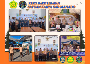 Semangat Tak Surut, Saka SAR Manado Tetap Siaga di H+4 Lebaran