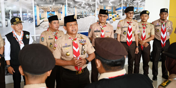 Monitoring Posko KBL 2026, Kwarnas Apresiasi Kesiapsiagaan Pramuka di Pelabuhan Tanjung Priok