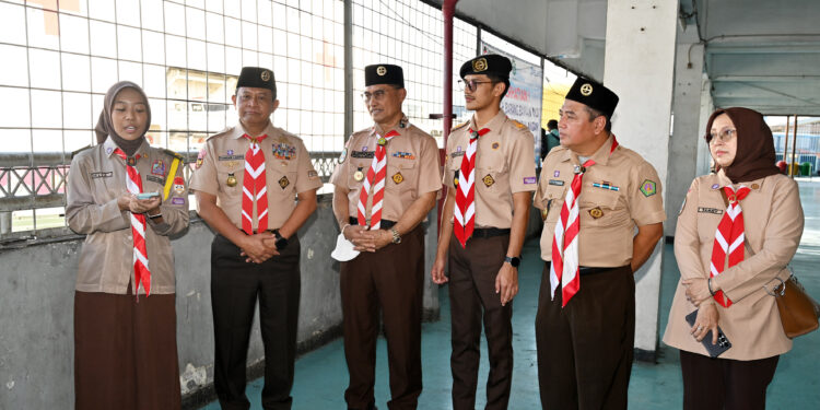 Monitoring Posko KBL 2026, Kwarnas Apresiasi Kesiapsiagaan Pramuka di Pelabuhan Tanjung Priok