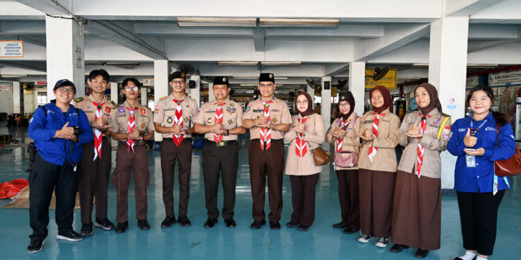Monitoring Posko KBL 2026, Kwarnas Apresiasi Kesiapsiagaan Pramuka di Pelabuhan Tanjung Priok