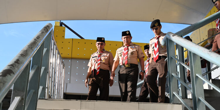 Monitoring Posko KBL 2026, Kwarnas Apresiasi Kesiapsiagaan Pramuka di Pelabuhan Tanjung Priok