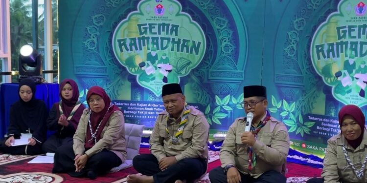 Rintisan Saka Patriot Kwarcab Kota Tangerang Gelar Gema Ramadhan, Diisi Sanlat, Santuni Yatim dan Bukber