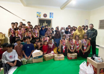 Wujudkan Dasa Darma Kedua, Pramuka SMPN 4 Purwokerto Gelar Aksi Berbagi “Cakrasada”