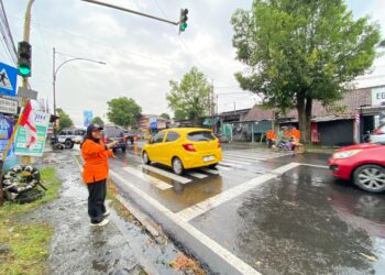 Pramuka Peduli Purwokerto Barat Siaga di Pos AJU, Kelola Arus Mudik Lebaran 2026