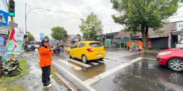 Pramuka Peduli Purwokerto Barat Siaga di Pos AJU, Kelola Arus Mudik Lebaran 2026
