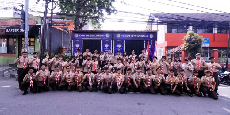 Ketua Kwarcab Kota Tangerang Pimpin Apel Gelar Peserta KBL di Daan Mogot
