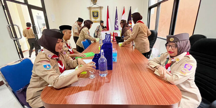 Penilaian Kwarcab Tergiat, Kwarda Banten Lakukan Visitasi ke Kota Tangerang