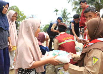 Pramuka USU Gelar Paket Peduli Ramadan ke-29 di Aceh Tamiang