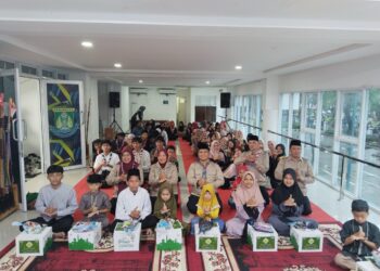 Rintisan Saka Patriot Kwarcab Kota Tangerang Gelar Gema Ramadhan, Diisi Sanlat, Santuni Yatim dan Bukber