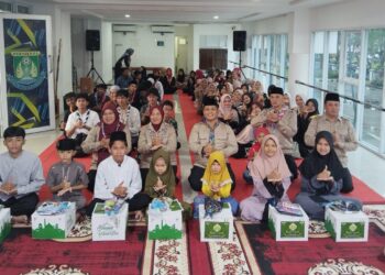 Rintisan Saka Patriot Kwarcab Kota Tangerang Gelar Gema Ramadhan, Diisi Sanlat, Santuni Yatim dan Bukber