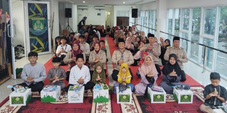 Rintisan Saka Patriot Kwarcab Kota Tangerang Gelar Gema Ramadhan, Diisi Sanlat, Santuni Yatim dan Bukber