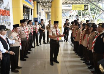 Monitoring Posko KBL 2026, Kwarnas Apresiasi Kesiapsiagaan Pramuka di Pelabuhan Tanjung Priok