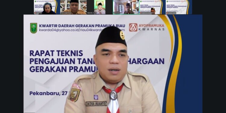Pengajuan Tanda Penghargaan 2026 Kini Lewat Aplikasi Ayo Pramuka, Kwarda Riau Gelar Rapat Teknis