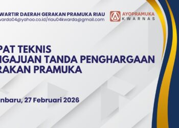 Pengajuan Tanda Penghargaan 2026 Kini Lewat Aplikasi Ayo Pramuka, Kwarda Riau Gelar Rapat Teknis