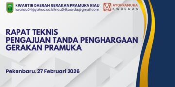 Pengajuan Tanda Penghargaan 2026 Kini Lewat Aplikasi Ayo Pramuka, Kwarda Riau Gelar Rapat Teknis