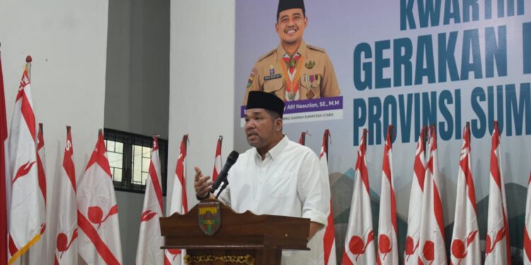 Kwarda Pramuka Sumut Gelar Buka Puasa Bersama, Tegaskan Program Prioritas dan Skema Kolaborasi Pengelolaan Bumper Sibolangit Medan, 28 Februari 2026