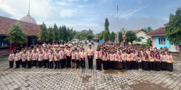 Pembukaan LCTP Siaga Kwarran Purwojati di SDN Karangtalun Lor Berlangsung Meriah