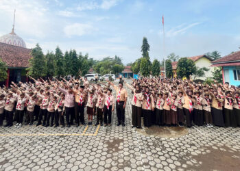 Pembukaan LCTP Siaga Kwarran Purwojati di SDN Karangtalun Lor Berlangsung Meriah