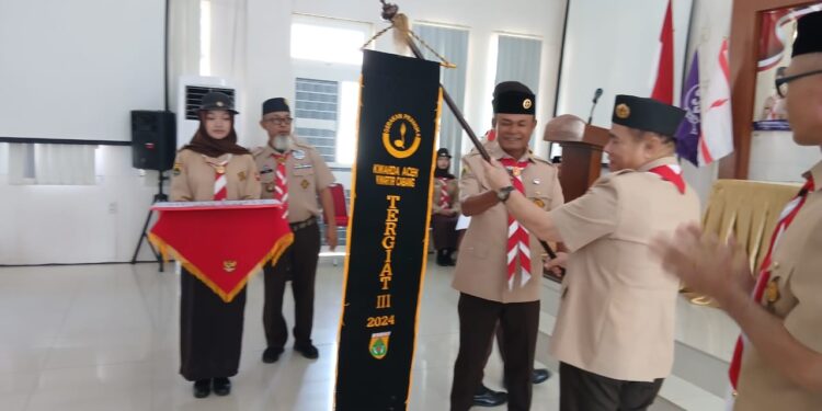 Kwartir Cabang Aceh Barat Daya menjadi Kwartir Cabang Tergiat III Kwarda Aceh 