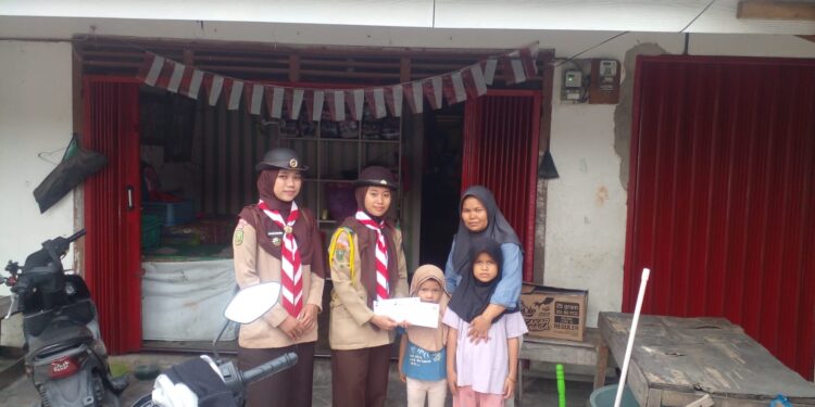 Semarak Ramadhan, DKC Pekanbaru Ajak DKR Gelar Pramuka Berbagi