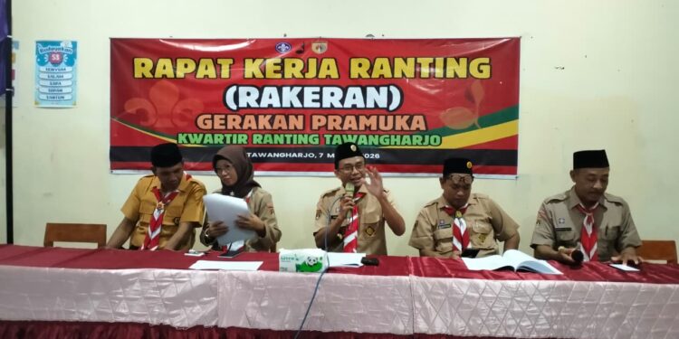 Rapat Kerja Kwartir Ranting Tawangharjo